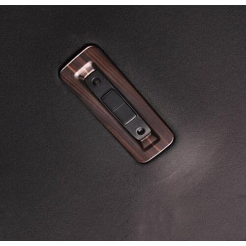 My Good Car Trunk light button decorative frame patch tail box light button sticker For Toyota C-HR 2018 car Accessories