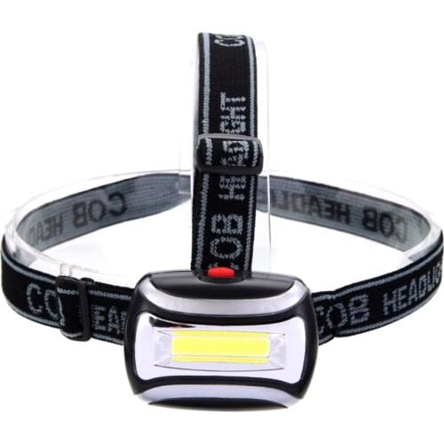 New Outdoor COB LED Headlamp Outdoor Working 3 Modes Headlight Head Flashlight Torch Black For Outdoor Camping Night Fishing