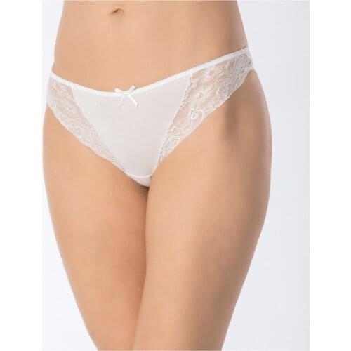 LUXXA FRONT LACE DETAILED 2Lİ WOMEN PANTIES
