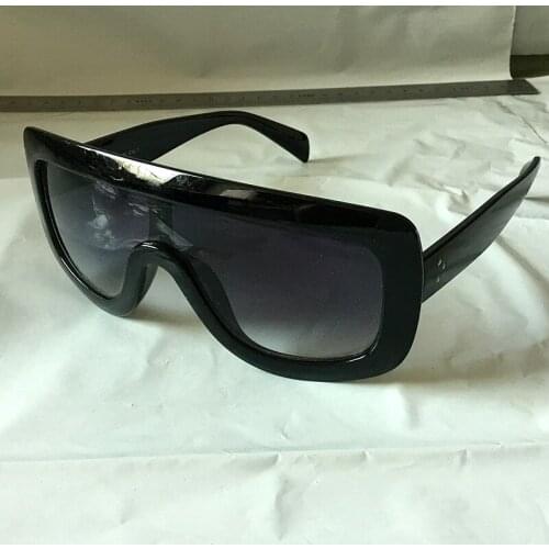 KAPELUS luxury sunglasses Big face large size sunglasses Siamese black sunglasses Polarized Sunglasses Top AA Metal Frame UV400