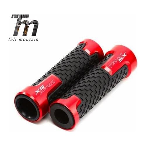 For Yamaha TMAX 530 SX T-MAX 530 TMAX530 2017-2019 "SX logo" MOTO Wheel Tire Valve caps & Handlebar Grips