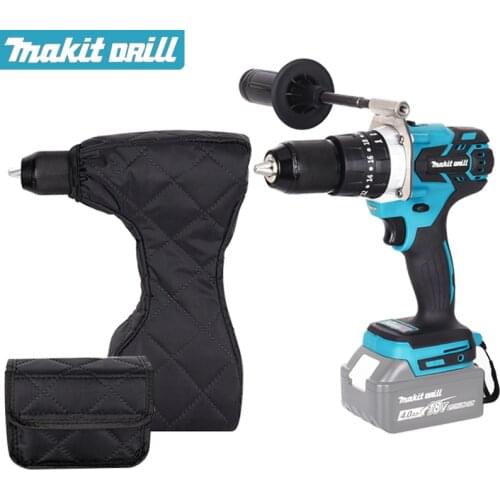 18V Brushless 20 Torque Electric Screwdriver Mini Cordless Drill Power Tool Suitable for Lithium Ion Makita Battery
