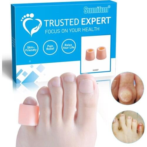 16Pcs Silicone Toe Separator Toes Protector Prevent Corn Blisters Finger Hallux Tube Cover Protection Foot Care Pedicura Tools