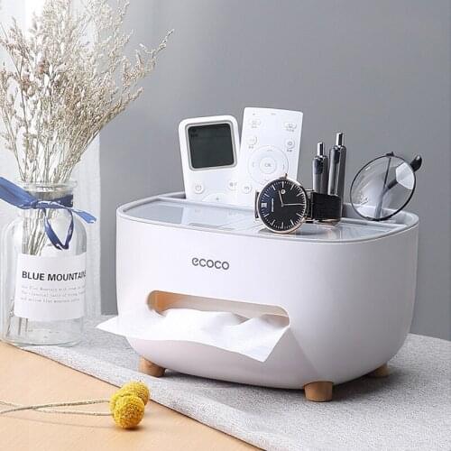 Boutique department store daily necessities desktop tissue box remote control snacks and sundries desktop storage box