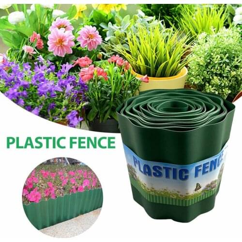 10/15/20CM Plastic Lawn Border Garden Decorative Lawn Edging DIY Fence Flower Protect Easy Installation Path Courtyard Flexible