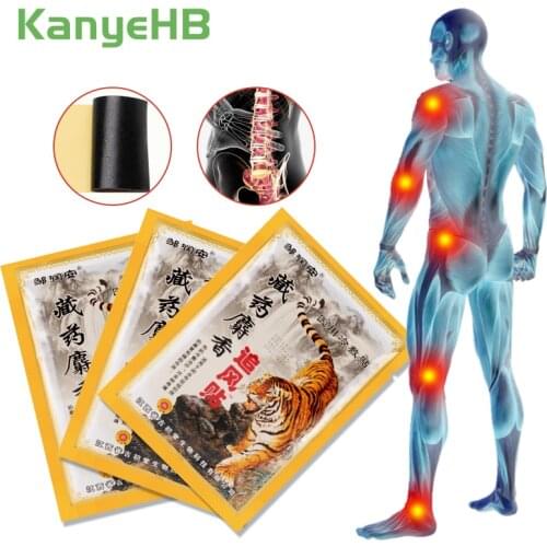 24pcs/3bags Tiger Balm Pain Relief Patch Neck Back Muscle Rheumatoid Arthritis Pain Lumbar Knee Treatment Herbal Stickers A550