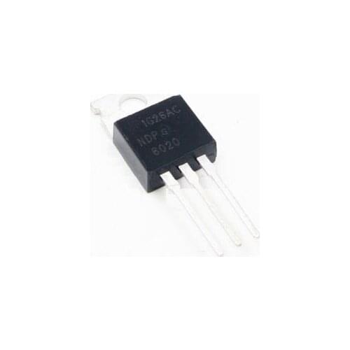 5 PCS NEW NDP6020P NDP6020 MOSFET P-CH 20V 24A TO-220