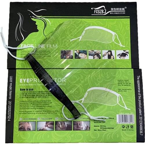 50x Transparent Clear Salon Hairdresser Hairspray Shield Makeup Protector