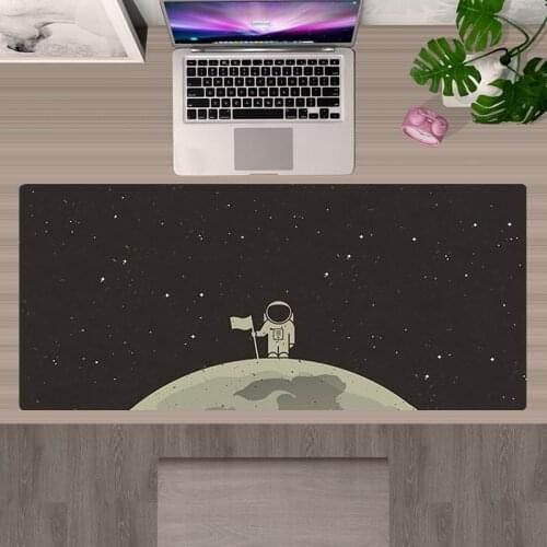 Large Astronaut Mousepad Kawaii Gaming Accessories 90X30 Mouse Mat XXL Mouse Pad Gamer Tapis De Souris Mausepad Tappetino Mouse