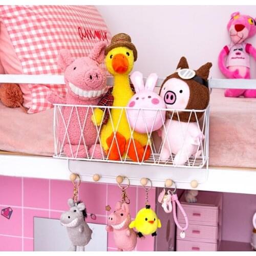 Household supplies iron multi-functional small volume large capacity super bearing with hook bed hanging basket J06