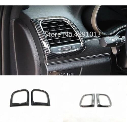 For Jeep Grand Cherokee 2014 2015 2016 2017 2018 car inner fromt cover trim left right front air conditioning outlet vent 2pcs