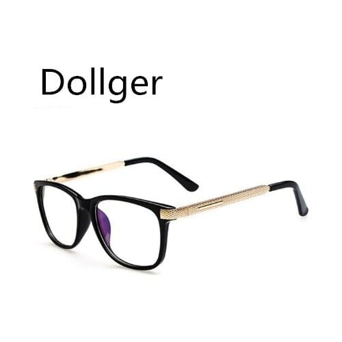 Dollger Fashion Cool Glasses Vintage Reading Myopia Eyeglasses Frame Men Square Glasses Optical Clear Eyewear s1751