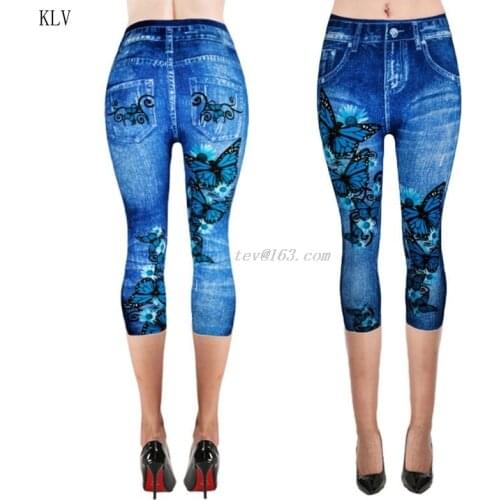 Легинсы с принтом KLV China At AliExpress