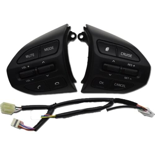 Steering Wheel Button For KIA K2 RIO 2017 2018 RIO X LINE Switch for Bluetooth Phone Cruise Control Volume switches
