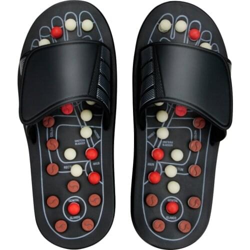 Feet Massage Slippers Foot Reflexology Acupuncture Shoes Therapy Massager Feet Care Health Acupoint Activating Ball Roller