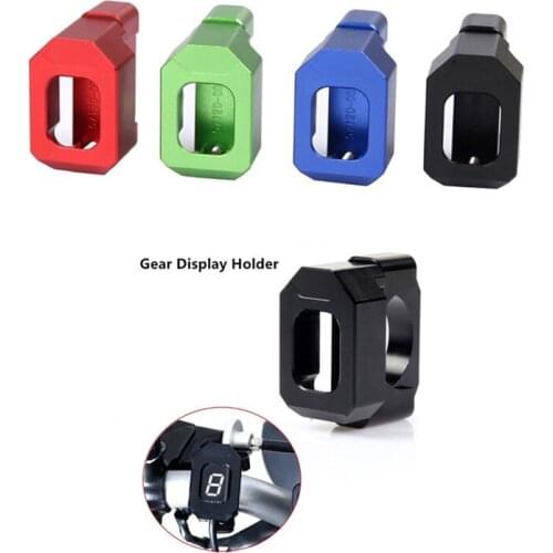 Mini Speed Digital Gear Indicator Aluminum Alloy Holder UnIversal Motorcycle External LCD Speed Display Bracket For -Honda