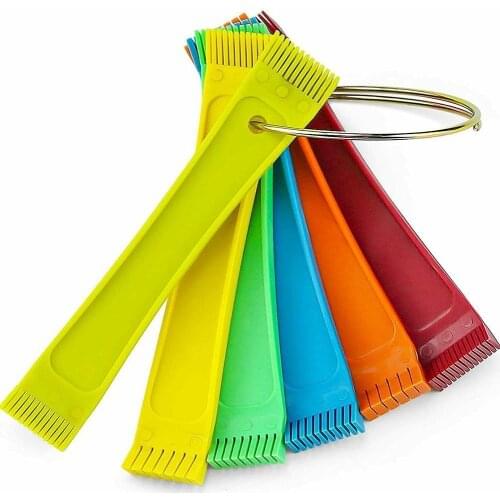 1 Set Fin Comb for Air Conditioner FCR6 Coil Fin Comb Ring Straighten Evaporator Condensor Repair Tool Set