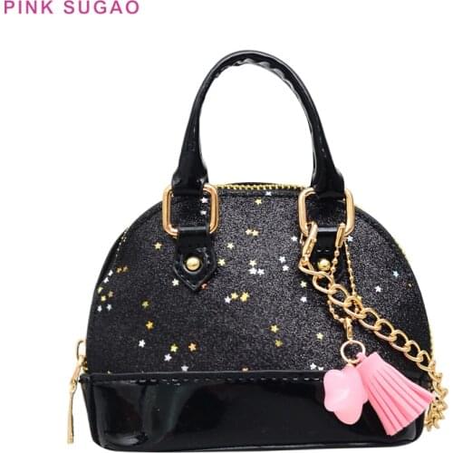 Pink Sugao girls shell bag designer crossbody bag for kids women tote bag travel bag beach bag high quality purses and handbags