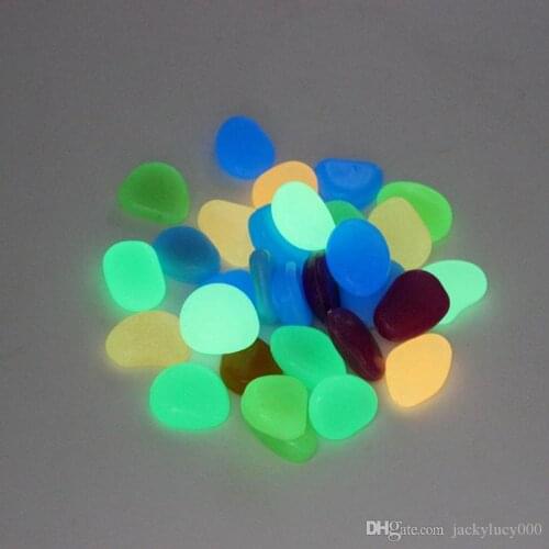 Solar Glow Stone Simulation Lightweight Luminous Pebble Stone For Home Fish Tank Decor Garden Corridor Decorations Free Shipping
