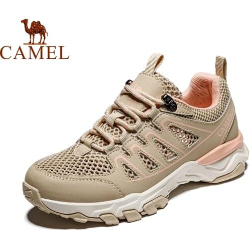 CAMEL Hiking Shoes Men Women Outdoor Sports Shoes Mens Breathable Mesh Shoes Non-slip Walking Shoes мужчина и женщина кроссовки