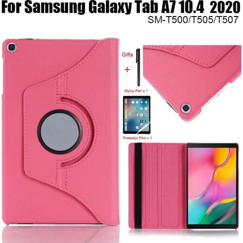 Smart 360 Rotating Leather Case For Samsung Galaxy Tab A7 10.4" SM-T500/T505 Case For Samsung Galaxy Tab A7 10.4 2020 T500 T505