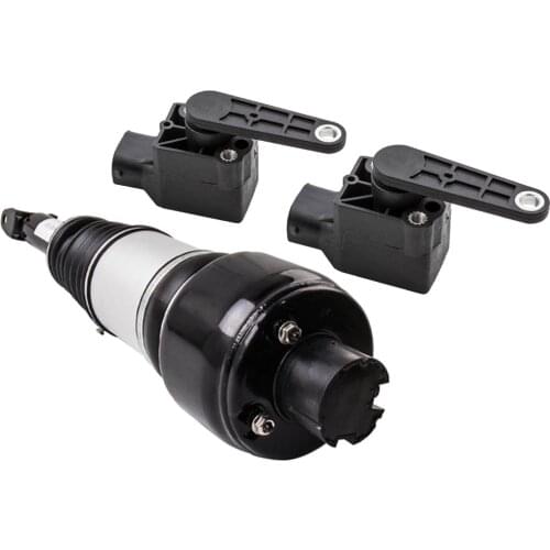 1x Front Suspension Air Strut Damper Right+2x Level Sensor For Mercedes Benz E-Class W211 E320 E350 E500 E550 CLK C208 C209