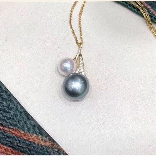 1pcs Gold Plated Pendant Base Mussel Bead Pearl Pendant Mountings Settings diy Blank Jewelry Mountings