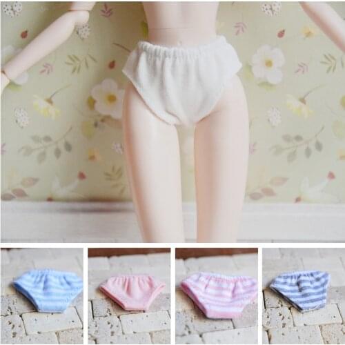 1PCS Assorted Color Underwear Stripe Underpants for Blyth, Azone, Momoko, Liccca , Barbis 1/6 Dolls