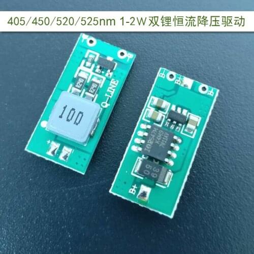 1W 1.6W 3W 445/520nm Dual Lithium 450nm Blue Laser Diode Driver PCB Board Circuit 12V 3A Step-down Constant Current DIY