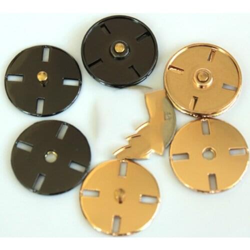 10PCS 15/18/21/23/25MM Black Round Shape Metal Snap Fasteners Press Buttons DIY Sewing Clothes Accessories Sewing Supplies