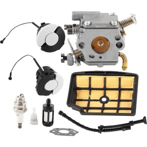 11291200653 Fits for Stihl MS200 MS200T Carburetor Carb Chainsaw Parts Kit Home Garden Supplies