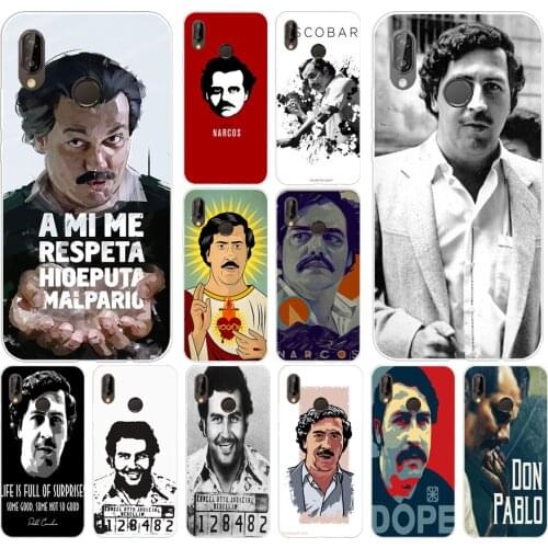 134H Pablo Escobar Soft Silicone Tpu Cover Case for huawei Nova 3 3i p smart