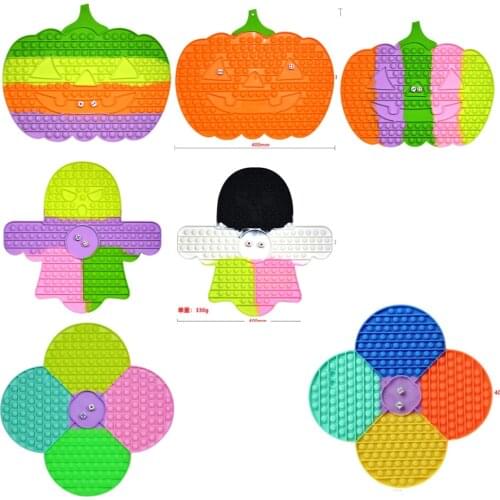 40CM Giant Rainbow Chess Board Popper Jumbo Bubble Fidget Sensory Huge Interactive Stress Relief Big Size Pop Toy