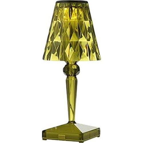 Acrylic Diamond Desktop USB Lamp Night Lights Transparent Prism Desk Lamps Lighting Decor for Bar Bedroom Living Room Decoration