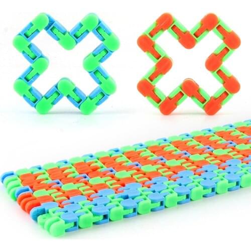 Anti Stress Bicycle Chain Track Toys Autism Stress Toys for Kids Decompression Puzzle Sensory Funny Fidget Toys