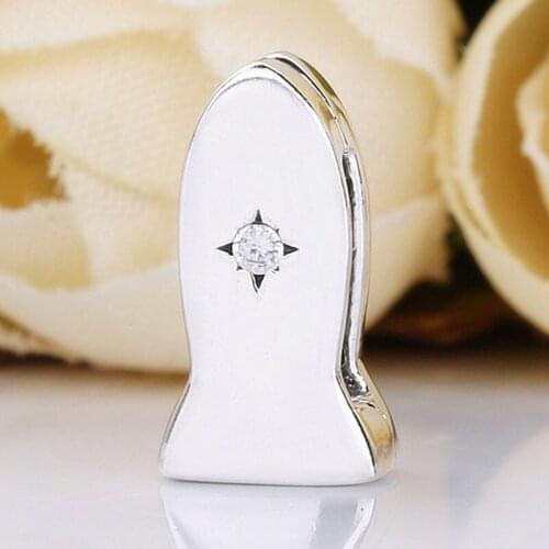 Original Reflexions Space Ship Clip Stopper Lock Beads Fit 925 Sterling Silver Bead Charm Bracelet Bangle Diy Jewelry