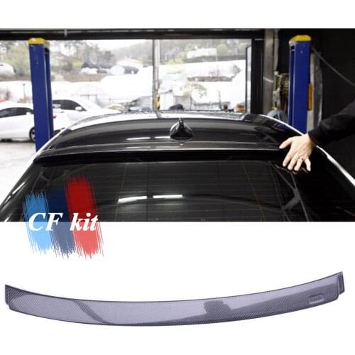 CF Kit E92 Spoiler Real Carbon Fiber Top Roof Wings Lip Spoiler For BMW 3 Series E92 2008-2014 Car Styling