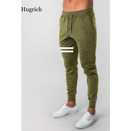 Hot Sale Solid Casual Mens Casual Slim Fit Tracksuit Sports Solid Male Gym Cotton Skinny Joggers Sweat Casual Pants Trouser