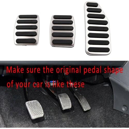 MT Car Accelerator Cover Fit For Suzuki Swift Ignis 2019 2020 Clutch Fuel Gas Foot Brake Pedal Pad