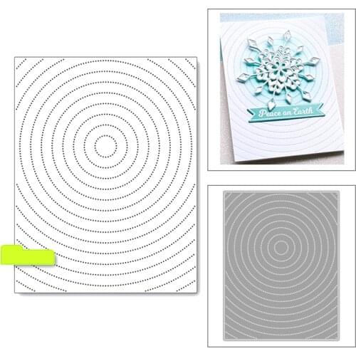 2020 New Rectangle Metal Cutting Dies For DIY Craft Embossing Cut Paper Making Circle Background Card Scrapbooking No Stamps Set
