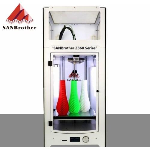 SANJIUPrinter Z360 3D Printer More Higher Than Ultimaker 2+Extended with Door and Top Cover 3D Printer DIY KIT