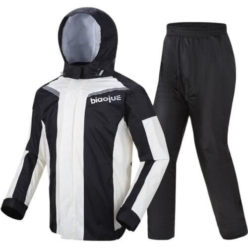 Nylon Motorcycle Raincoat Rain Pants Suit Men Waterproof Split Ultra-Thin Rain Coat Jacket Flash Shoe Cover Outdoor Hiking Gift