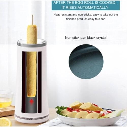 Portable Breakfast Machine Automatic Egg Roll Machine Mini Electric Cup Omelette Cooking Tool Sausage Burrito Machine