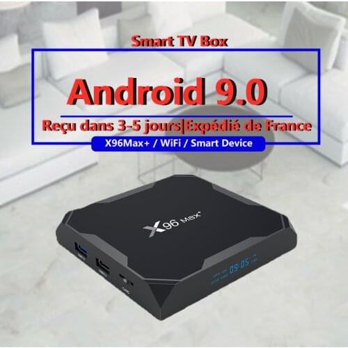 Best X96 max+ Android 9.0 iptv box 4GB 64GB Amlogic S905X3 smart ip tv x96max plus 4G 32G lecteur multimédia intelligent