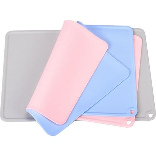 Silicone Slap Mat 410*310mm Blue/ Gray/Pink Clean-up Or Resin Transfer To Protect Work Surface For DLP SLA 3D Printer Parts