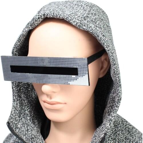 Sun Glasses Festival Points One Piece Rectangle Gold Checker Bar