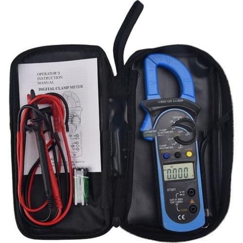 True Rms Ac Clamp Meter 1Ma Auto Range Mini Digital Multimeter V-Alert Current Test Diode Tester With Back Clip