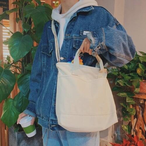 High Quality 2020 Brand Hot Design Classic Solid Casual Tote WomenS Handbag Shoulder Crossbody Fashion Canvas Hand Bags