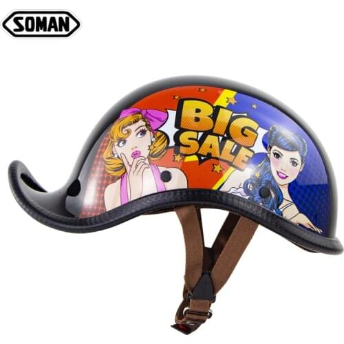2020 New Arrival Motorcycle Helmet fashionRetro Half Helmet Motorbike Helmet For Harley-Davidson 1200 Custom/CVO/Superlow 1200