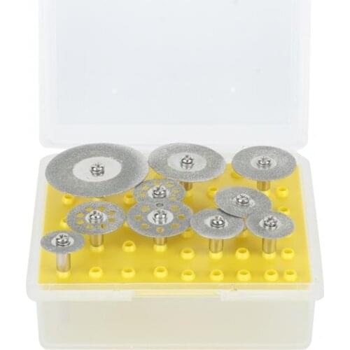 3mm Mini Cutting Diamond Gringding Wheel Polishing for Engraver Mill Dremel Diamond Disc Stone Blade Rotary Machine Tool Accesso